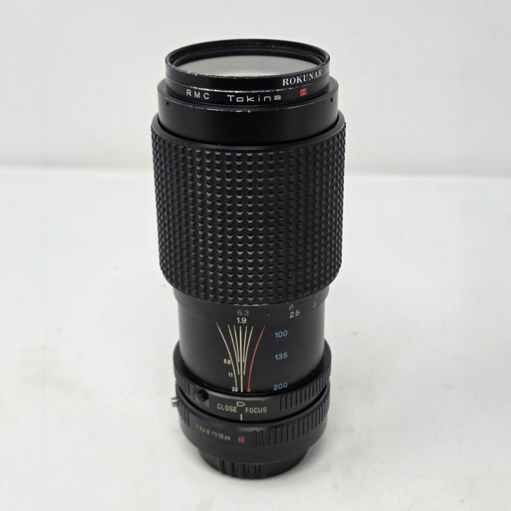 RMC Tokina 80-200mm f/4 Zoom Lens Konica AR Mount Japan Manual Focus